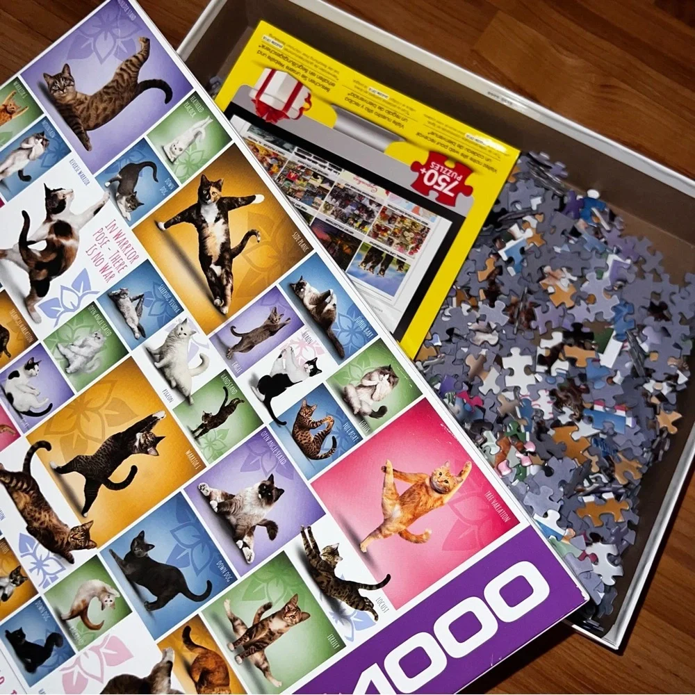Yoga Cats Eurographics 1000 Piece Jigsaw Puzzle